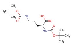 eMolecules​&nbsp;Ambeed / Boc-Orn(Boc)-OH / 1g / 525059989 / A148414 /  / 57133-29-6 / MFCD00151882 / 332.397 / C15H28N2O6