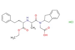eMolecules​&nbsp;Ambeed / 2-((S)-N-(23-Dihydro-1H-inden-2-yl)-2-(((S)-1-ethoxy-1-oxo-4-phenylbutan-2-yl)amino)propanamido)acetic acid hydrochloride / 10mg / 534567107 / A189764 /  / 83435-67-0 / MFCD00884619 / 489.010 / C26H33ClN2O5
