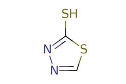 eMolecules​&nbsp;Ambeed / 134-Thiadiazole-2-thiol / 5g / 506391400 / A600870 /  / 18686-82-3 / MFCD00040404 / 118.170 / C2H2N2S2