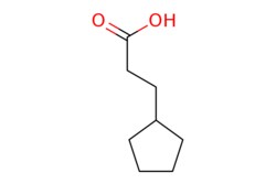 eMolecules​ Ambeed / 3-Cylcopentylpropanoic acid / 5g / 552737380 / A494486 /  / 140-77-2 / MFCD00001392 / 142.198 / C8H14O2