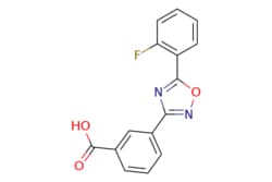 eMolecules​&nbsp;Ambeed / 3-(5-(2-Fluorophenyl)-124-oxadiazol-3-yl)benzoic acid / 10mg / 534567848 / A306827 /  / 775304-57-9 / MFCD09864996 / 284.246 / C15H9FN2O3