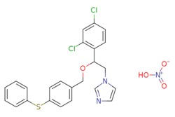 eMolecules​&nbsp;73151-29-8 | Fenticonazole Nitrate | Ambeed | MFCD00941391 | 518.410 | C24H21Cl2N3O4S | 98.000 | O[N+]([O-])=O.Clc1ccc(C(Cn2ccnc2)OCc2ccc(Sc3ccccc3)cc2)c(Cl)c1 | 10mg | 598442100