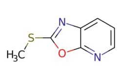 eMolecules​&nbsp;Ambeed / 2-(Methylthio)oxazolo[45-b]pyridine / 250mg / 525194728 / A354637 /  / 169205-95-2 / MFCD12024841 / 166.200 / C7H6N2OS