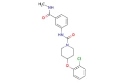 eMolecules​ Ambeed / 4-(2-Chlorophenoxy)-N-(3-(methylcarbamoyl)phenyl)piperidine-1-carboxamide