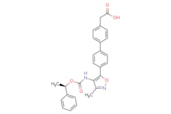 eMolecules​&nbsp;Ambeed / (R)-2-(4-(3-Methyl-4-(((1-phenylethoxy)carbonyl)amino)isoxazol-5-yl)-[11-biphenyl]-4-yl)acetic acid / 1mg / 525234171 / A697231 /  / 1228690-36-5 / MFCD22665734 / 456.498 / C27H24N2O5