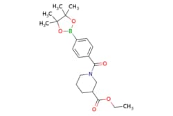 eMolecules​&nbsp;Ambeed / Ethyl 1-(4-(4455-tetramethyl-132-dioxaborolan-2-yl)benzoyl)piperidine-3-carboxylate / 250mg / 714088916 / A809664 /  / 850411-14-2 / MFCD06657751 / 387.280 / C21H30BNO5