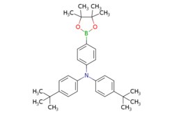 eMolecules​&nbsp;935480-19-6 | 4-(tert-Butyl)-N-(4-(tert-butyl)phenyl)-N-(4-(4,4,5,5-tetramethyl-1,3,2-dioxaborolan-2-yl)phenyl)aniline | Ambeed483.500 | C32H42BNO2 | 98.000 | CC(C)(C)c1ccc(cc1)N(c1ccc(cc1)B1OC(C)(C)C(C)(C)O1)c1ccc(cc1)C(C)(C)C | 250mg | 650570048