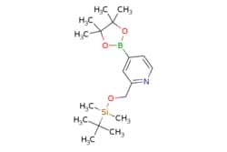 eMolecules​&nbsp;Ambeed / 2-(((tert-Butyldimethylsilyl)oxy)methyl)-4-(4455-tetramethyl-132-dioxaborolan-2-yl)pyridine / 100mg / 714081920 / A1155257 /  / 880495-84-1 / MFCD11617859 / 349.350 / C18H32BNO3Si