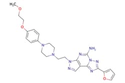 eMolecules​ Ambeed / 2-(Furan-2-yl)-7-(2-(4-(4-(2-methoxyethoxy)phenyl)piperazin-1-yl)ethyl)-7H-pyrazolo[43-e][124]triazolo[15-c]pyrimidin-5-amine