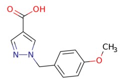eMolecules​&nbsp;Ambeed / 1-(4-Methoxybenzyl)-1H-pyrazole-4-carboxylic acid / 250mg / 525046570 / A138464 /  / 1105039-93-7 / MFCD08456928 / 232.239 / C12H12N2O3