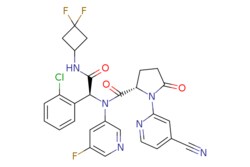 eMolecules​ Ambeed / (S)-N-((S)-1-(2-Chlorophenyl)-2-((33-difluorocyclobutyl)amino)-2-oxoethyl)-1-(4-cyanopyridin-2-yl)-N-(5-fluoropyridin-3-yl)-5-oxopyrrolidine-2-carboxamide