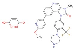 eMolecules​ Ambeed / 8-(6-Methoxypyridin-3-yl)-3-methyl-1-(4-(piperazin-1-yl)-3-(trifluoromethyl)phenyl)-13-dihydro-2H-imidazo[45-c]quinolin-2-one
