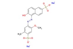 eMolecules​&nbsp;Ambeed / Sodium 6-hydroxy-5-((2-methoxy-5-methyl-4-sulfonatophenyl)diazenyl)naphthalene-2-sulfonate / 25g / 521442936 / A471268 /  / 25956-17-6 / MFCD00059526 / 496.420 / C18H14N2Na2O8S2