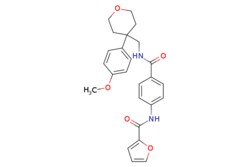 eMolecules​ Ambeed / N-(4-(((4-(4-Methoxyphenyl)tetrahydro-2H-pyran-4-yl)methyl)carbamoyl)phenyl)furan-2-carboxamide