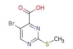 eMolecules​&nbsp;Ambeed / 5-Bromo-2-(methylthio)pyrimidine-4-carboxylic acid / 5g / 490494517 / A112032 /  / 50593-92-5 / MFCD00238866 / 249.080 / C6H5BrN2O2S
