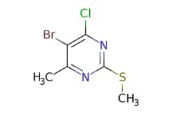 eMolecules​&nbsp;17119-74-3 | 5-Bromo-4-chloro-6-methyl-2-(methylthio)pyrimidine | Ambeed | MFCD00834124 | 253.540 | C6H6BrClN2S | 98.000 | CSc1nc(C)c(Br)c(Cl)n1 | 250mg | 599355361