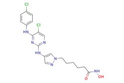 eMolecules​ Ambeed / 6-(4-((5-Chloro-4-((4-chlorophenyl)amino)pyrimidin-2-yl)amino)-1H-pyrazol-1-yl)-N-hydroxyhexanamide