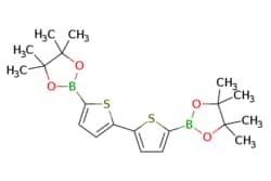 eMolecules​&nbsp;239075-02-6 | 5,5'-Bis(4,4,5,5-tetramethyl-1,3,2-dioxaborolan-2-yl)-2,2'-bithiophene | Ambeed | MFCD06798112 | 418.180 | C20H28B2O4S2 | 98.000 | CC1(C)OB(OC1(C)C)c1ccc(s1)-c1ccc(s1)B1OC(C)(C)C(C)(C)O1 | 100mg | 660581901
