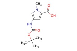 eMolecules​&nbsp;ChemScene / 4-((tert-Butoxycarbonyl)amino)-1-methyl-1H-pyrrole-2-carboxylic acid / 250mg / 569148017 / CS-W012807 / 0.000 / 77716-11-1 / MFCD02094544 / 240.259 / C11H16N2O4