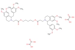 eMolecules​&nbsp;Ambeed / Pentane-15-diyl bis(3-(1-(34-dimethoxybenzyl)-67-dimethoxy-34-dihydroisoquinolin-2(1H)-yl)propanoate) dioxalate / 1g / 600843921 / A601200 /  / 64228-78-0 / [null] / 1079.159 / C55H70N2O20