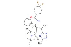 eMolecules​ Ambeed / 44-Difluoro-N-((S)-3-((1R3R5S)-3-(3-isopropyl-5-methyl-4H-124-triazol-4-yl)-8-azabicyclo[3.2.1]octan-8-yl)-1-phenylpropyl)cyclohexane-1-carboxamide
