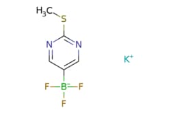eMolecules​&nbsp;Ambeed / Potassium trifluoro(2-(methylthio)pyrimidin-5-yl)borate / 100mg / 552587029 / A148778 /  / 1245906-73-3 / MFCD09993366 / 232.070 / C5H5BF3KN2S