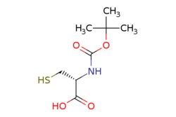 eMolecules​&nbsp;Ambeed / (R)-2-((tert-Butoxycarbonyl)amino)-3-mercaptopropanoic acid / 250mg / 570569403 / A381114 /  / 20887-95-0 / [null] / 221.270 / C8H15NO4S