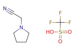 eMolecules​&nbsp;Ambeed / 1-(Cyanomethyl)pyrrolidin-1-ium trifluoromethanesulfonate / 250mg / 525107465 / A190121 /  / 573987-48-1 / MFCD23726589 / 260.230 / C7H11F3N2O3S