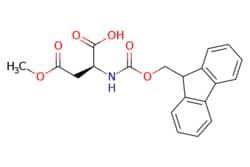 eMolecules​ ChemScene / N-9-Fluorenylmethoxycarbonylaspartic acid -methyl ester / 10g / 536776602 / CS-0019420 / 0.000 / 145038-53-5 / MFCD08458573 / 369.373 / C20H19NO6