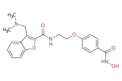 eMolecules​ Ambeed / 3-((Dimethylamino)methyl)-N-(2-(4-(hydroxycarbamoyl)phenoxy)ethyl)benzofuran-2-carboxamide