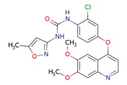 eMolecules​ Ambeed / 1-(2-Chloro-4-((67-dimethoxyquinolin-4-yl)oxy)phenyl)-3-(5-methylisoxazol-3-yl)urea