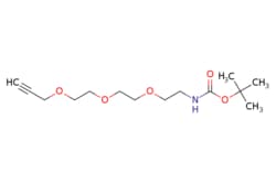 eMolecules​&nbsp;Ambeed / tert-Butyl (2-(2-(2-(prop-2-yn-1-yloxy)ethoxy)ethoxy)ethyl)carbamate / 100mg / 650570716 / A765565 /  / 1333880-60-6 / MFCD30534430 / 287.356 / C14H25NO5