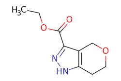 eMolecules​ Ambeed / Ethyl 1467-tetrahydropyrano[43-c]pyrazole-3-carboxylate / 100mg / 526409293 / A487135 /  / 518990-21-1 / MFCD18250672 / 196.206 / C9H12N2O3