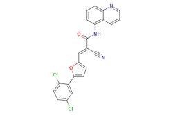 eMolecules​ Ambeed / 2-Cyano-3-(5-(25-dichlorophenyl)furan-2-yl)-N-(quinolin-5-yl)acrylamide
