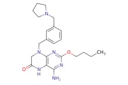 eMolecules​ Ambeed / 4-Amino-2-butoxy-8-(3-(pyrrolidin-1-ylmethyl)benzyl)-78-dihydropteridin-6(5H)-one