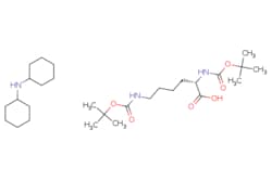 eMolecules​&nbsp;Ambeed / Boc-Lys(Boc)-OH.DCHA / 10g / 552623127 / A180992 /  / 15098-69-8 / MFCD00038892 / 527.747 / C28H53N3O6