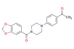 eMolecules​ Ambeed / 1-(4-(4-(Benzo[d][13]dioxole-5-carbonyl)piperazin-1-yl)phenyl)ethanone