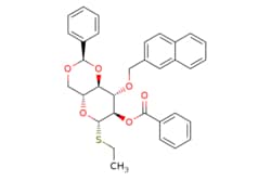 eMolecules​ Ambeed / (2R4aR6S7R8S8aR)-6-(Ethylthio)-8-(naphthalen-2-ylmethoxy)-2-phenylhexahydropyrano[32-d][13]dioxin-7-yl