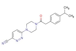 eMolecules​ Ambeed / 6-(4-(2-(4-Isopropylphenyl)acetyl)piperazin-1-yl)pyridazine-3-carbonitrile