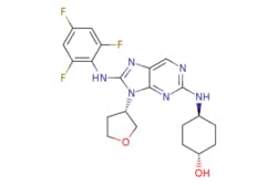 eMolecules​ Ambeed / trans-4-((9-((S)-tetrahydrofuran-3-yl)-8-((246-trifluorophenyl)amino)-9H-purin-2-yl)amino)cyclohexanol