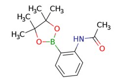 eMolecules​&nbsp;380430-61-5 | N-(2-(4,4,5,5-Tetramethyl-1,3,2-dioxaborolan-2-yl)phenyl)acetamide | Ambeed | MFCD02179480 | 261.130 | C14H20BNO3 | 96.000 | CC(=O)Nc1ccccc1B1OC(C)(C)C(C)(C)O1 | 100mg | 600845340