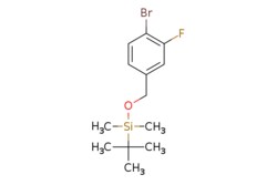 eMolecules​&nbsp;Ambeed / ((4-Bromo-3-fluorobenzyl)oxy)(tert-butyl)dimethylsilane / 250mg / 728126150 / A1627115 /  / 1017598-60-5 / [null] / 319.289 / C13H20BrFOSi