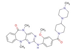 eMolecules​ Ambeed / 2-((2-Methoxy-4-(4-(4-methylpiperazin-1-yl)piperidine-1-carbonyl)phenyl)amino)-511-dimethyl-5H-benzo[e]pyrimido[54-b][14]diazepin-6(11H)-one