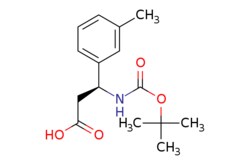 eMolecules​&nbsp;Ambeed / (S)-3-((tert-Butoxycarbonyl)amino)-3-(m-tolyl)propanoic acid / 100mg / 624121409 / A558525 /  / 499995-75-4 / MFCD03427896 / 279.336 / C15H21NO4