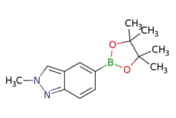 eMolecules​&nbsp;ChemScene / 2-Methyl-5-(tetramethyl-132-dioxaborolan-2-yl)-2H-indazole / 250mg / 536793526 / CS-0051854 / 0.000 / 1189746-27-7 / MFCD11109436 / 258.130 / C14H19BN2O2