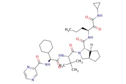 eMolecules​&nbsp;Ambeed / (1S3aR6aS)-2-((S)-2-((S)-2-Cyclohexyl-2-(pyrazine-2-carboxamido)acetamido)-33-dimethylbutanoyl)-N-((S)-1-(cyclopropylamino)-12-dioxohexan-3-yl)octahydrocyclopenta[c]pyrrole-1-carboxamide / 1mg / 534568202 / A417401 /  / 402957-28-2 / MFCD11616089 / 679.863 / C36H53N7O6