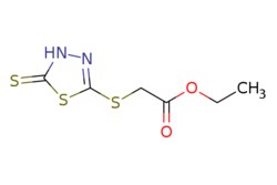 eMolecules​ Ambeed / Ethyl 2-((5-thioxo-45-dihydro-134-thiadiazol-2-yl)thio)acetate / 1g / 686015949 / A1520325 /  / 83123-75-5 / MFCD00962150 / 236.320 / C6H8N2O2S3