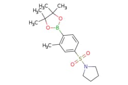 eMolecules​ Ambeed / 1-((3-Methyl-4-(4455-tetramethyl-132-dioxaborolan-2-yl)phenyl)sulfonyl)pyrrolidine