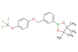 eMolecules​&nbsp;Ambeed / 4455-Tetramethyl-2-(3-((4-(trifluoromethoxy)phenoxy)methyl)phenyl)-132-dioxaborolane / 100mg / 714084266 / A1541915 /  / 2828440-20-4 / [null] / 394.200 / C20H22BF3O4