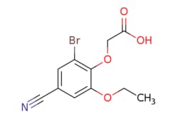 eMolecules​ Synthonix / 2-(2-Bromo-4-cyano-6-ethoxyphenoxy)acetic acid